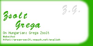 zsolt grega business card